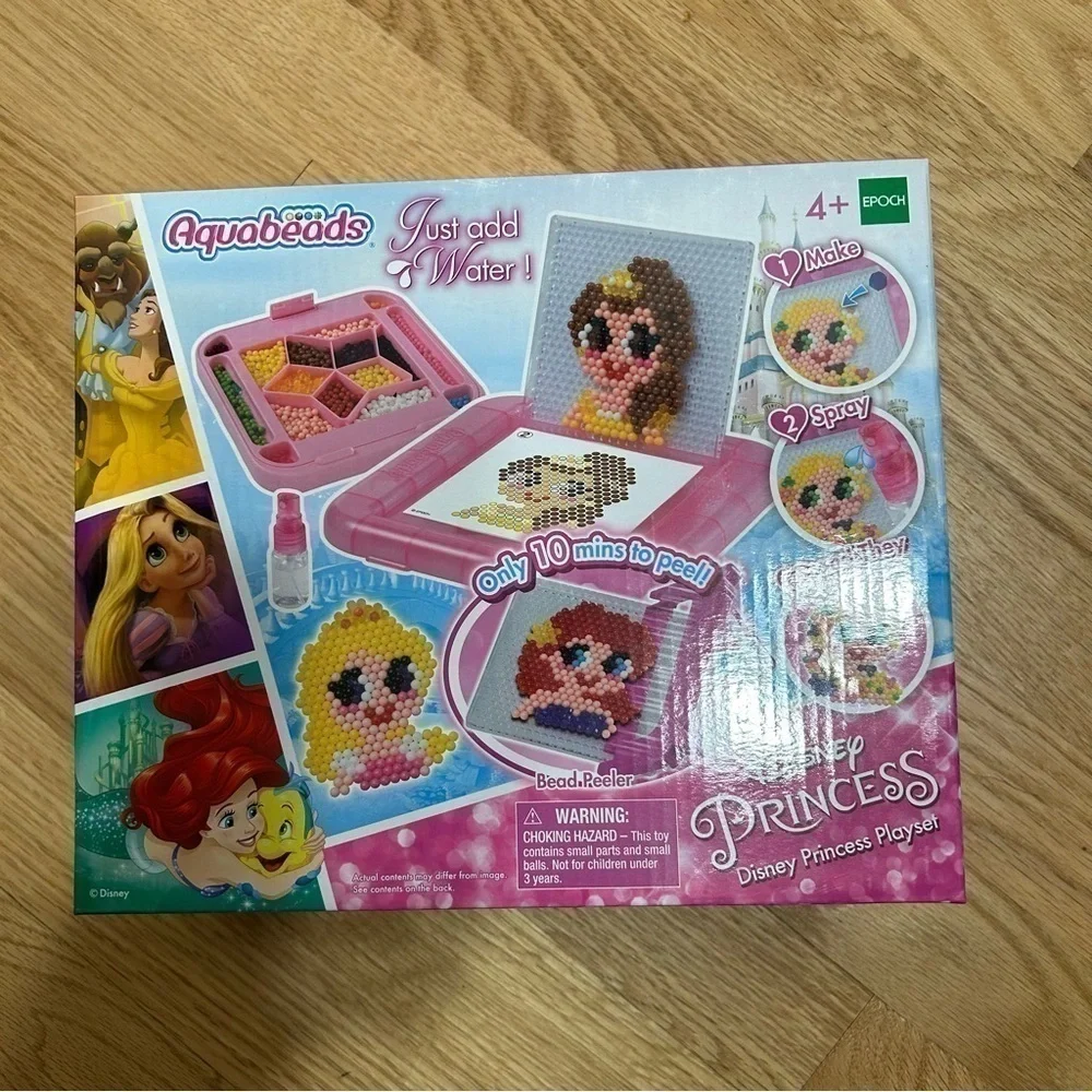Aquabeads Disney Princess Play Set NEW Belle Ariel Aurora